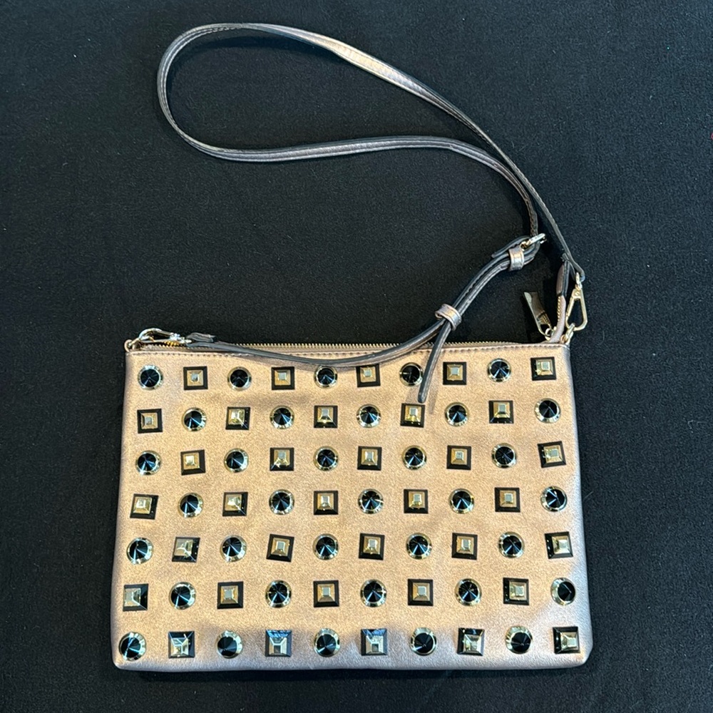 Brand new Cooper studded shoulder/crossbody clutch bag with detachable straps